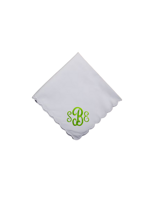 Scallop Edge Ladies Hankerchief