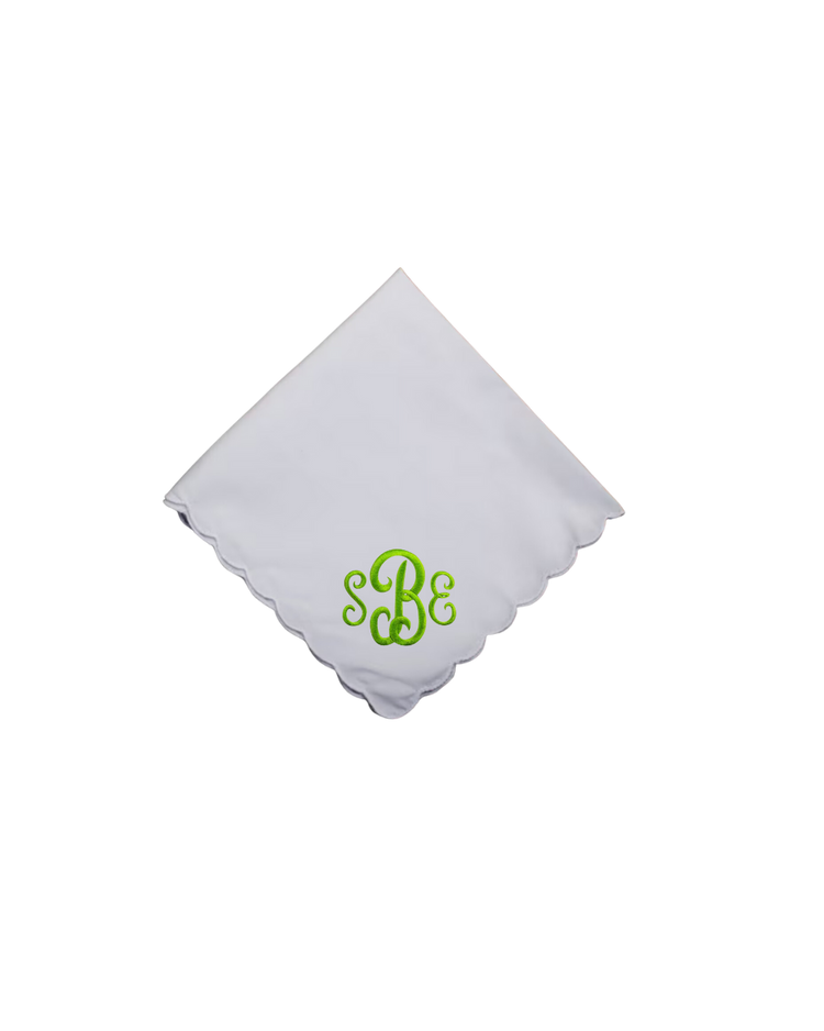 Scallop Edge Ladies Hankerchief