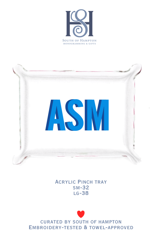 Personalized Acrylic Pinch Tray