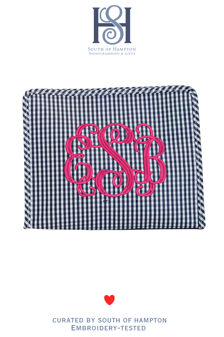 Personalized Roadie Pouch | Monogrammed Travel & Cosmetic Bag