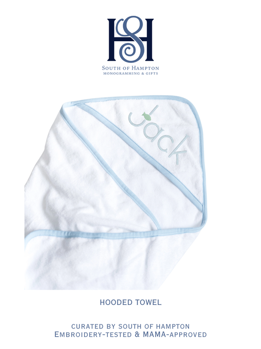 Personalized Terry Loop Hooded Baby Towel
