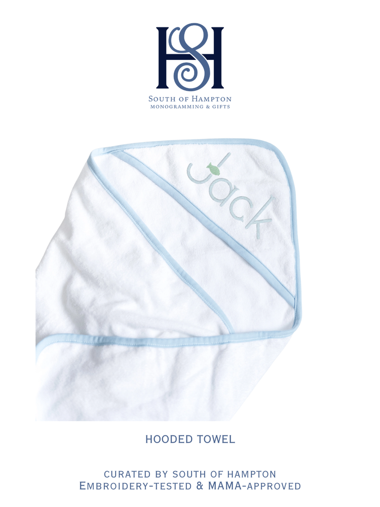 Personalized Terry Loop Hooded Baby Towel