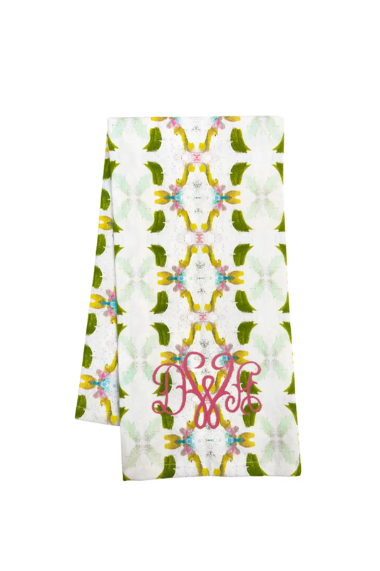 Personalized Laura Park Tea Towels | Custom Monogrammed Kitchen Towels