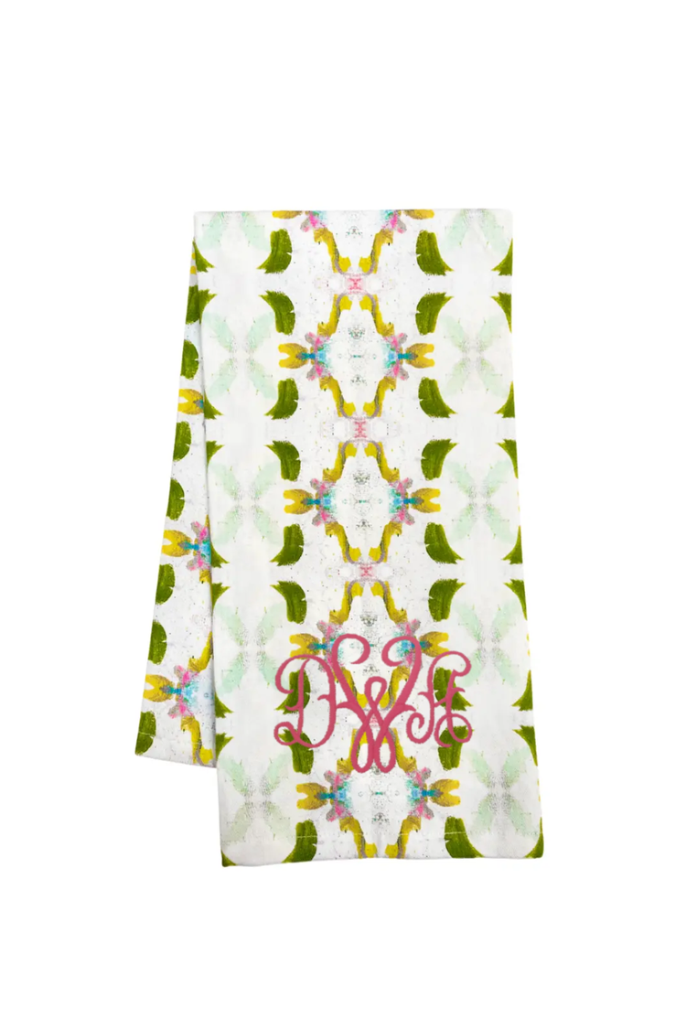 Personalized Laura Park Tea Towels | Custom Monogrammed Kitchen Towels