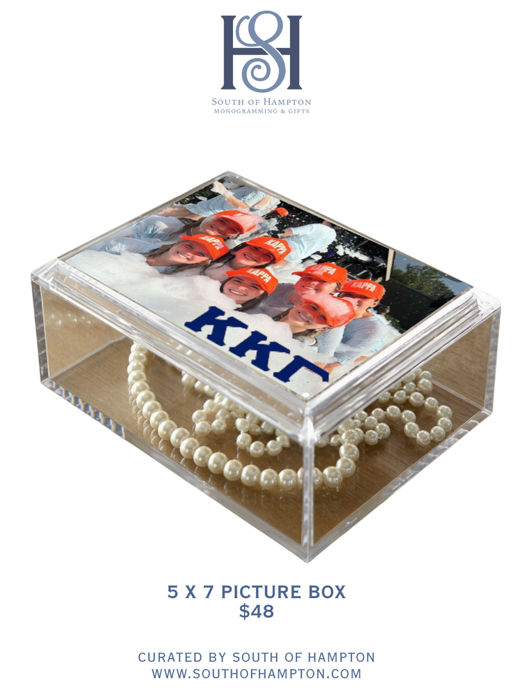 Personalized Acrylic Picture & Memory Box – 5 x 7