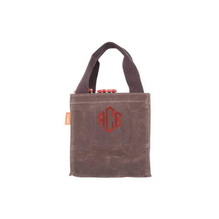 Waxed Canvas Beer Carrier
