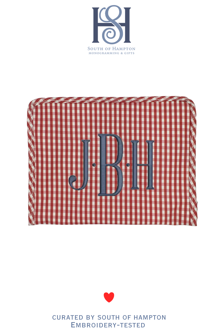 Personalized Roadie Pouch | Monogrammed Travel & Cosmetic Bag