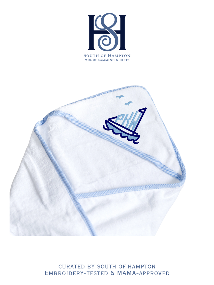 Personalized Terry Loop Hooded Baby Towel