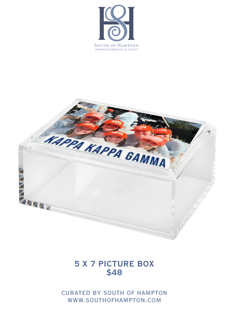 Personalized Acrylic Picture & Memory Box – 5 x 7