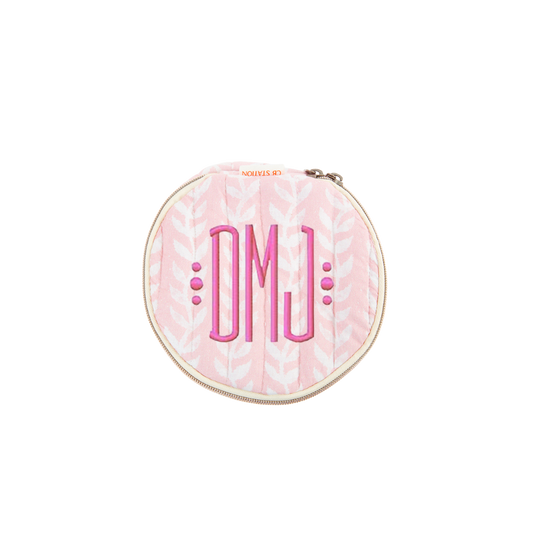 Block Print Circle Case