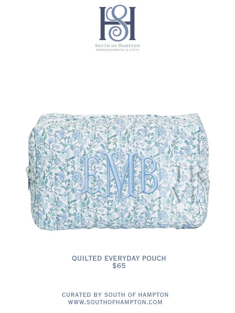 Personalized Quilted Everyday Pouch