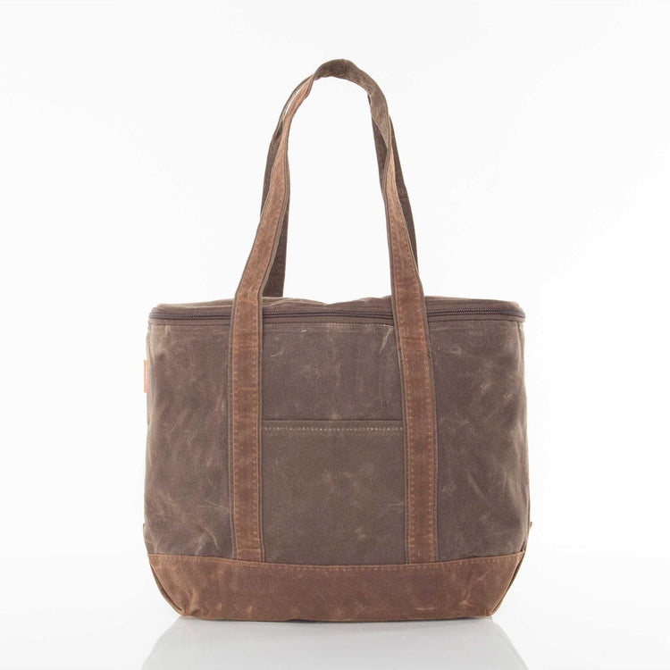 Waxed Canvas Boat Tote Cooler