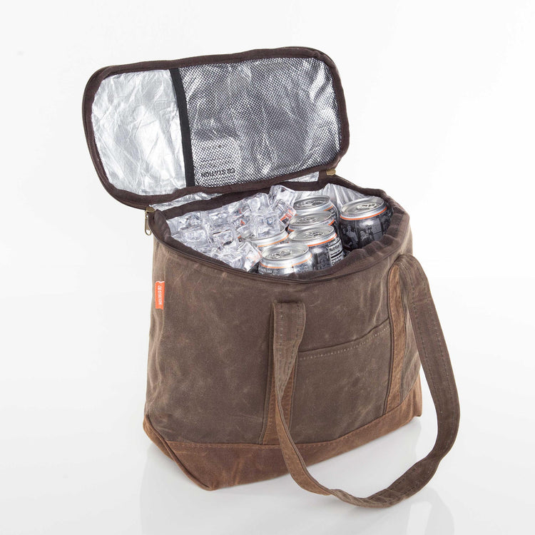 Waxed Canvas Boat Tote Cooler