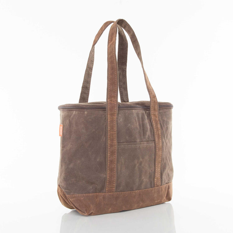 Waxed Canvas Boat Tote Cooler