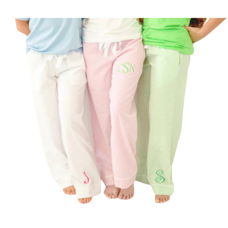 Woman's Seersucker Lounge Pants