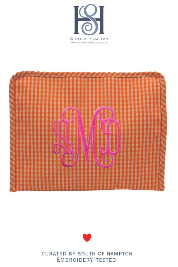 Personalized Roadie Pouch | Monogrammed Travel & Cosmetic Bag