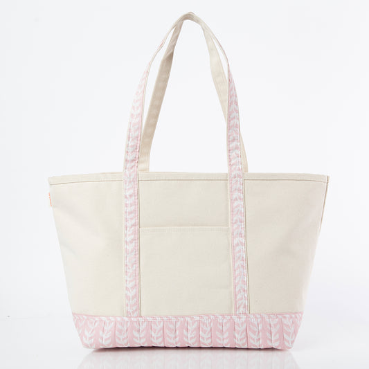 Block Print Boat Tote