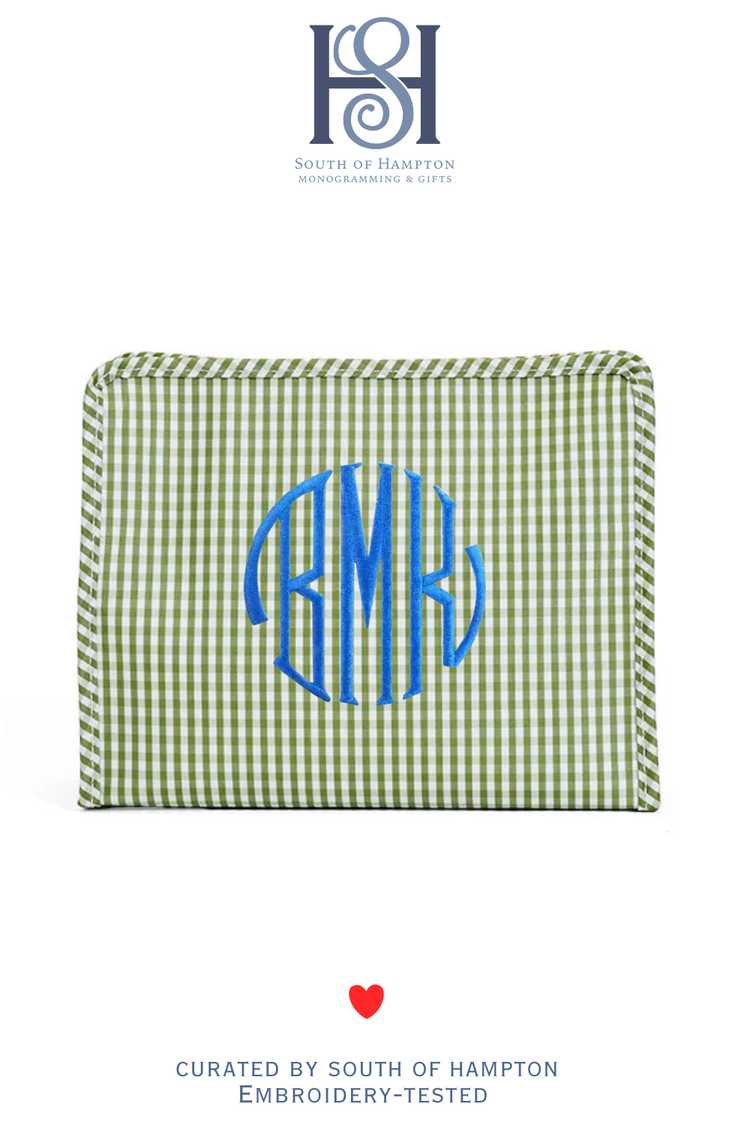 Personalized Roadie Pouch | Monogrammed Travel & Cosmetic Bag