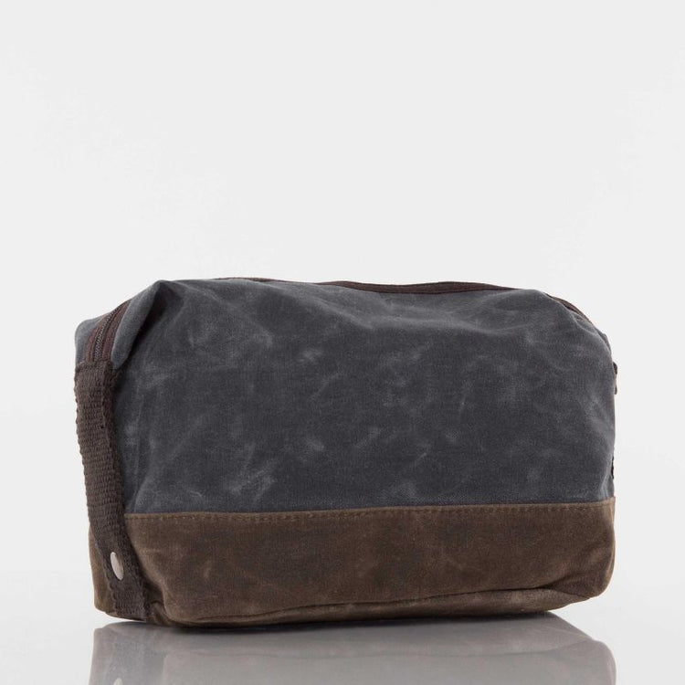 Waxed Canvas Dopp Kit