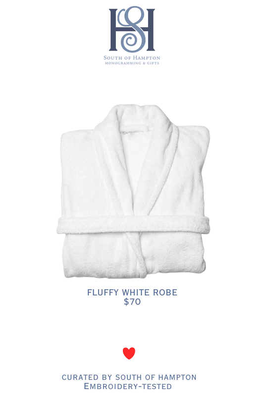 Fluffy White Robe