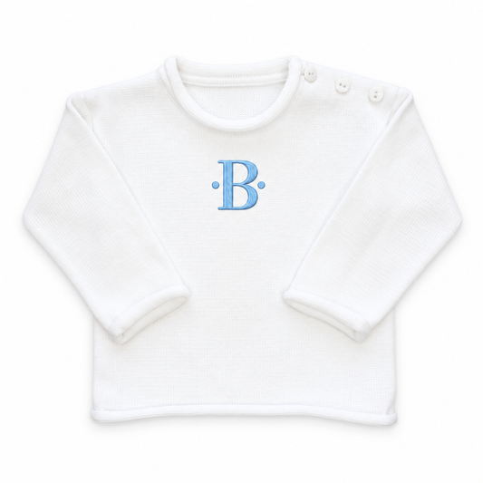 Children's Cotton Roll Neck Sweater