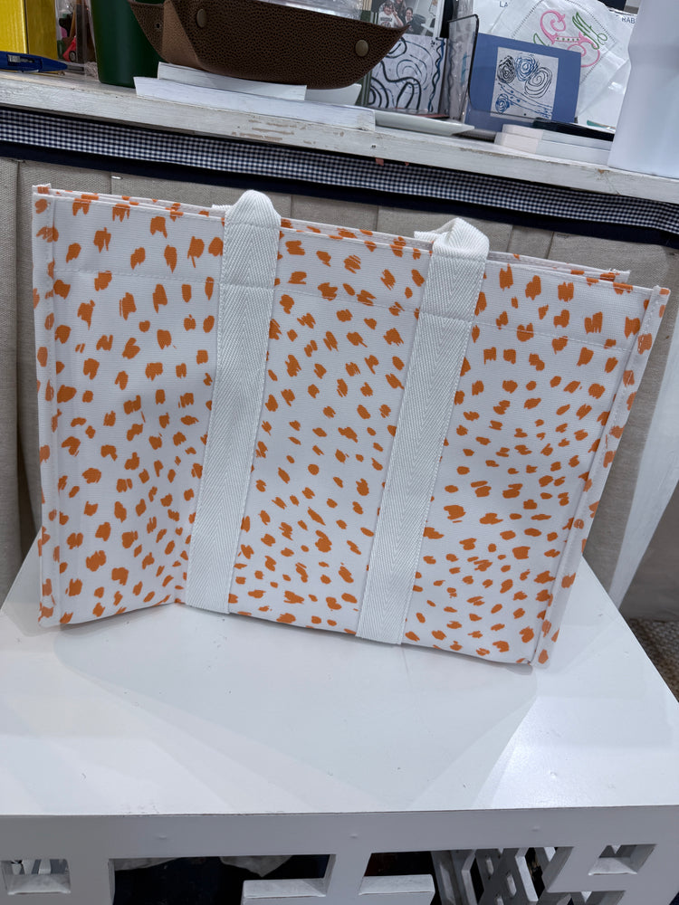 Last Chance Orange Spot Tote Bag