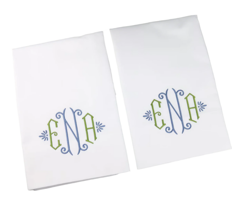 Monogrammed Pillow Cases (Set/2)