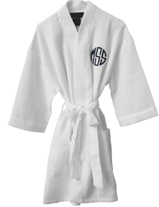 Personalized Waffle Spa Robe
