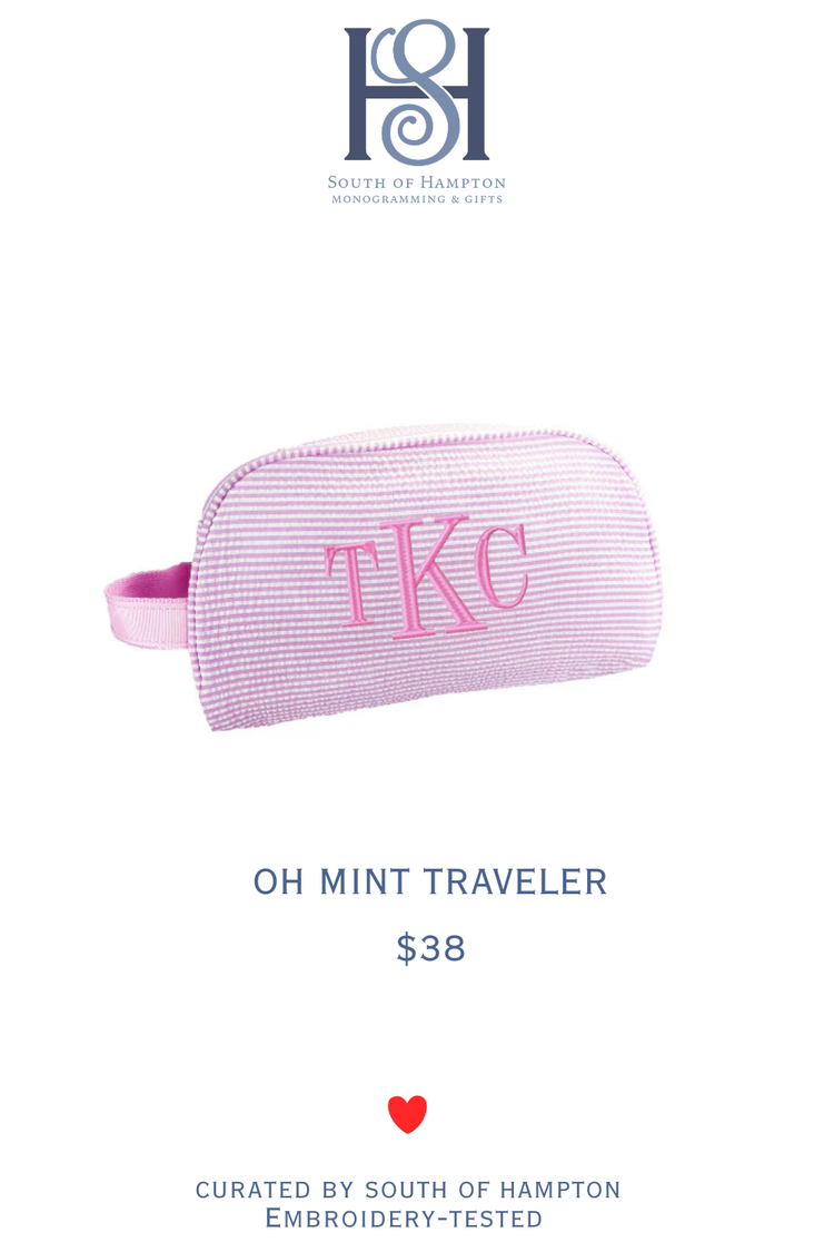 Oh Mint Traveler Pouch – Personalized Travel Essential