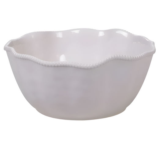 Perlette Cream Melamine Deep Bowl 11 in X 5 in