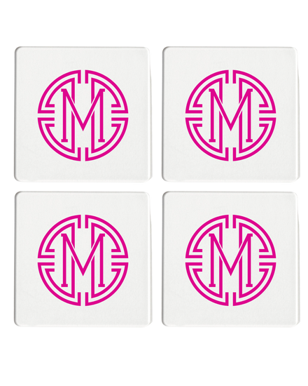 Personalized Acrylic Coaster Set