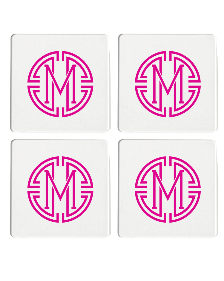 Personalized Acrylic Coaster Set