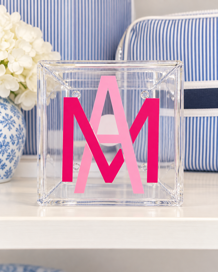 Personalized Square Acrylic All-Purpose Box