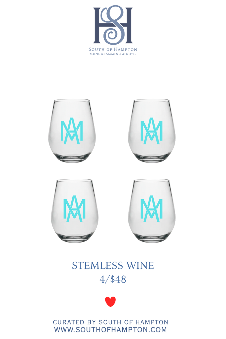 Acrylic Stemless Wine Glasses