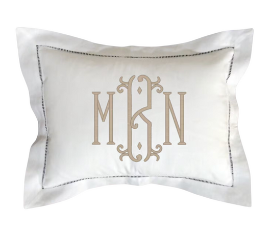 Linen Hemstitched Baby Pillow