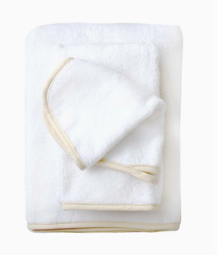 Piped Terry Bath Towel