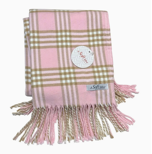 Plaid Receiving Blanket