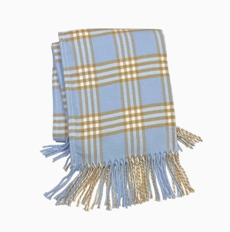 Plaid Receiving Blanket