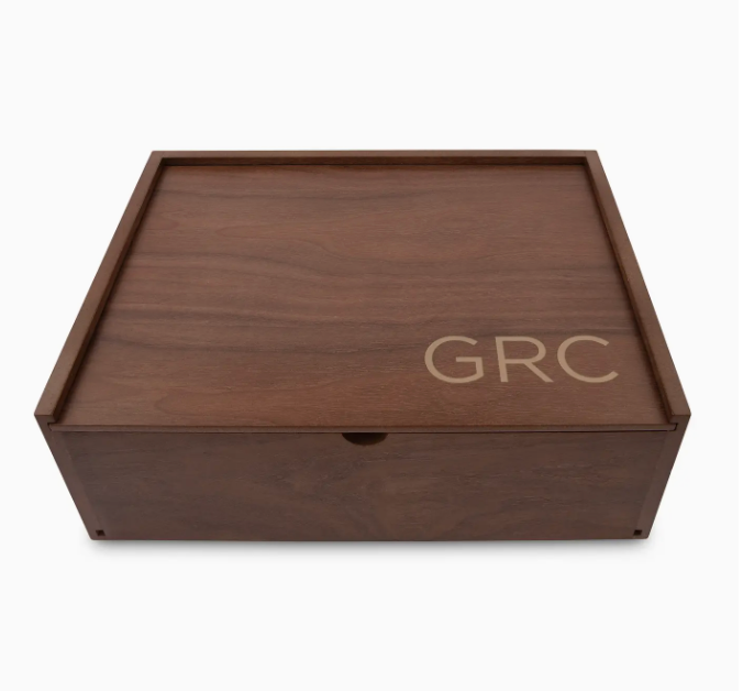 Wood Gift Box with Sliding Lid