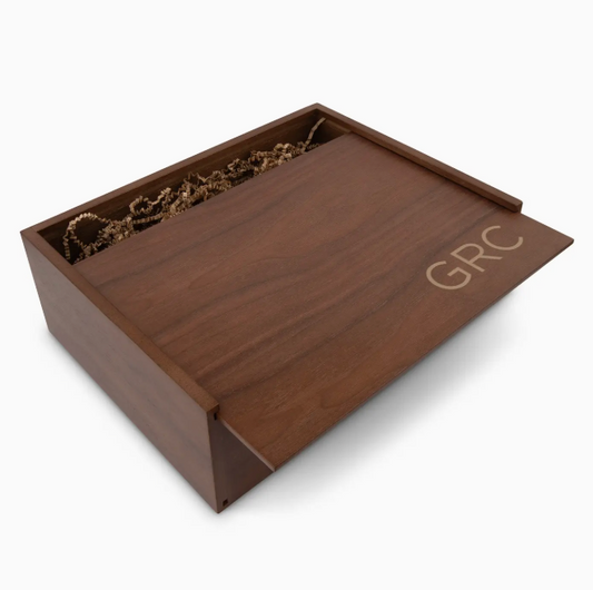 Wood Gift Box with Sliding Lid