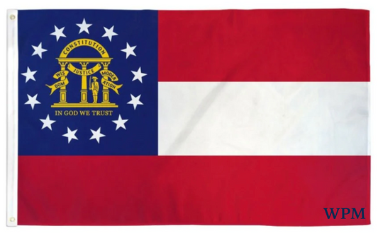 State of Georgia Monogrammed Flag