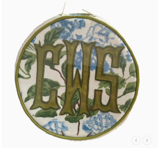 Jewelry Round- Hydrangea Print