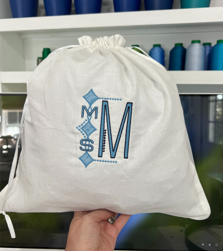 Linen  Laundry Travel Bag