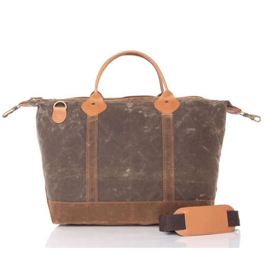 Waxed Canvas Weekender Bag