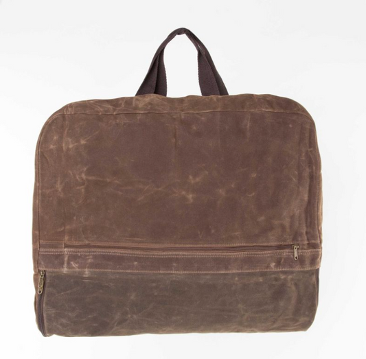 Waxed Canvas Garment Bag