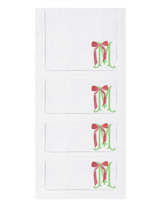 Personalized Linen Cocktail Napkins
