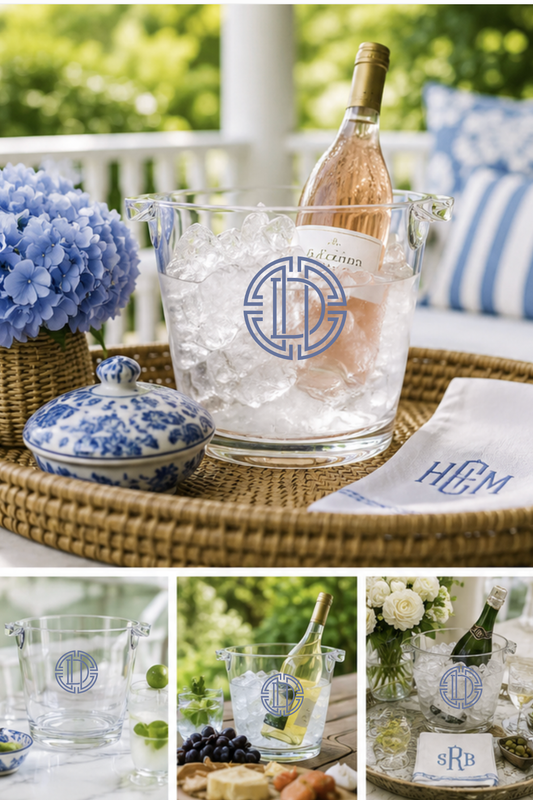 Personalized Acrylic Wine Bucket