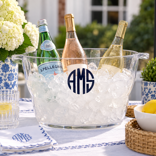 Personalized Large Acrylic Ice Bucket