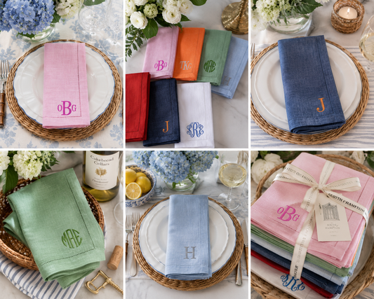 Personalized Linen Dinner Napkins (set of 4)