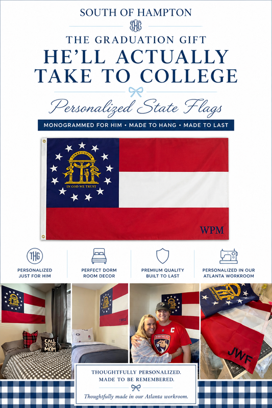 State of Georgia Monogrammed Flag